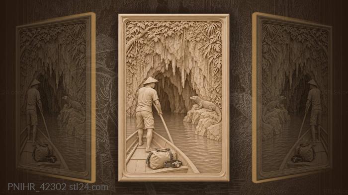 Monitor basks as the skiff enters darkness 3d STL model