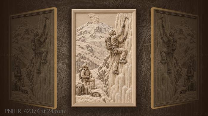 Rainier ice climber’s daring ascent 3d STL model