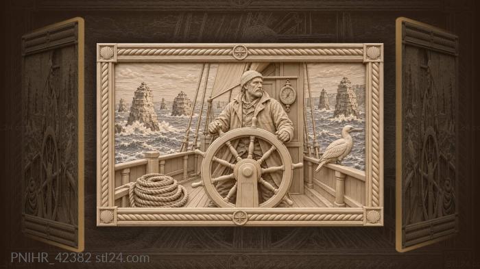 Sailor and the twelve apostles 3d STL model
