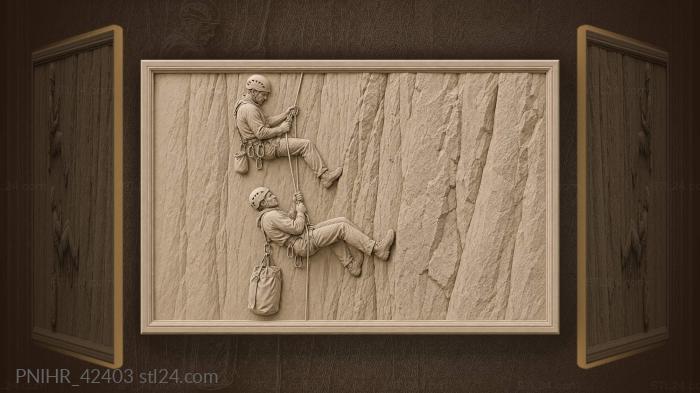El capitan descent with haul bag 3d STL model