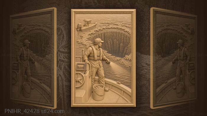 Night watchman at blue hole 3d STL model