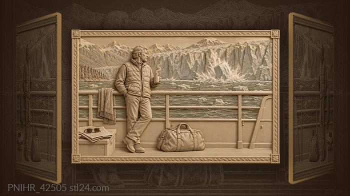 Glacier bay ferry passenger moment 3d STL model