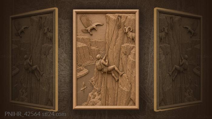 Horseshoe bend dusk climber raven 3d STL model