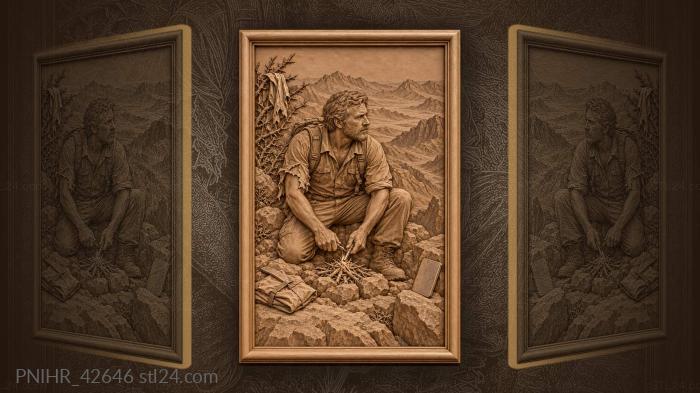 Sinai summit survival fire signal 3d STL model