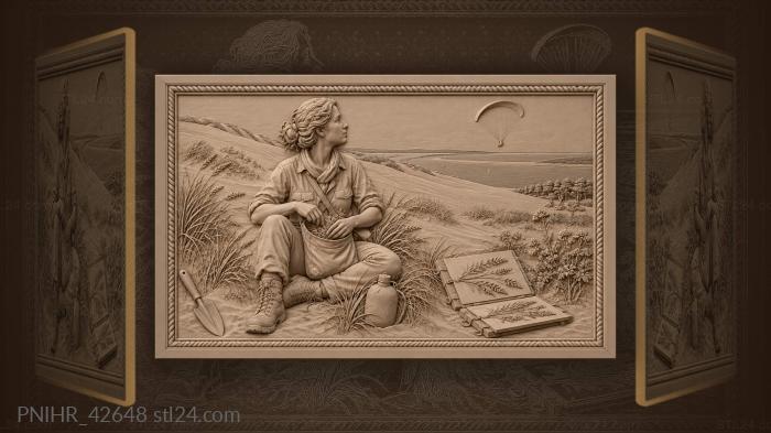 Dune collector and soaring paraglider 3d STL model