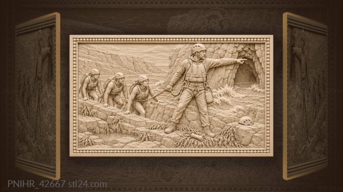 Welsh coastline adventure safety first 3d STL model