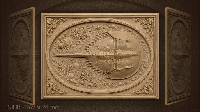 Ancient crab ocean life detail 3d STL model