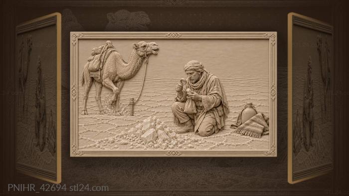Camel stamps as explorer bags samples 3d STL model