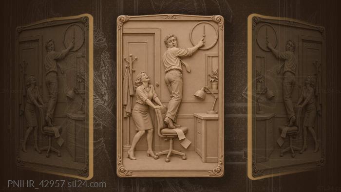 Last minute office rush 3d STL model