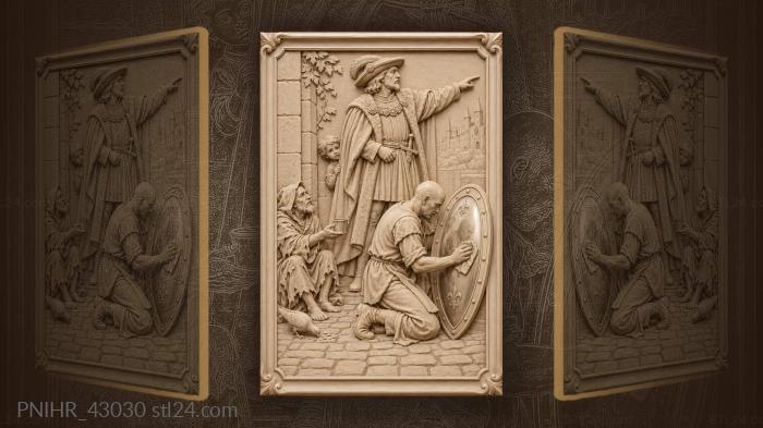 Noble witness to humble service 3d STL model
