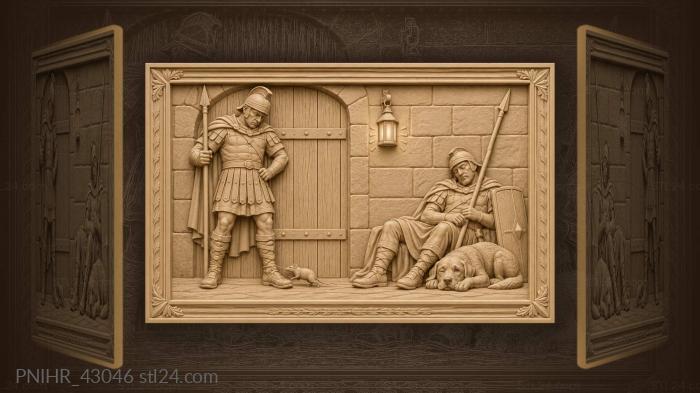 Guard at the gate mouse friend 3d STL model