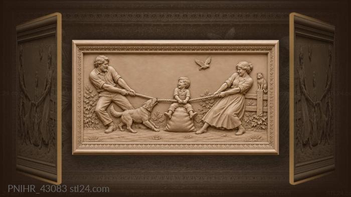 Child anchors the family contest 3d STL model