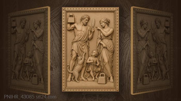 Child below holding small scale 3d STL model