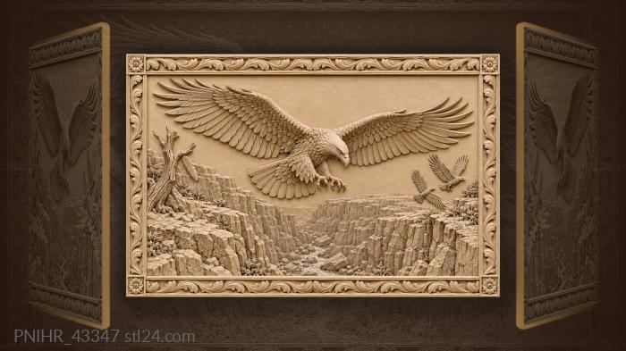 Dead snag holding a caught feather 3d STL model
