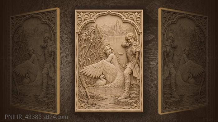 Swan princess and the fallen enchanter 3d STL model