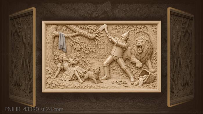 Wizard of oz forest rescue 3d STL model