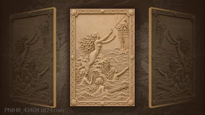 Mermaid’s farewell to the prince 3d STL model