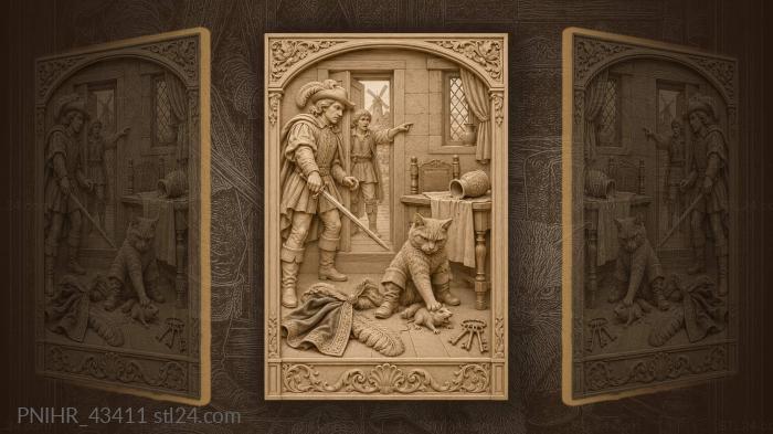 Ogres downfall clever cat and marquis 3d STL model