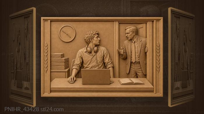 Office life relatable moment humor 3d STL model