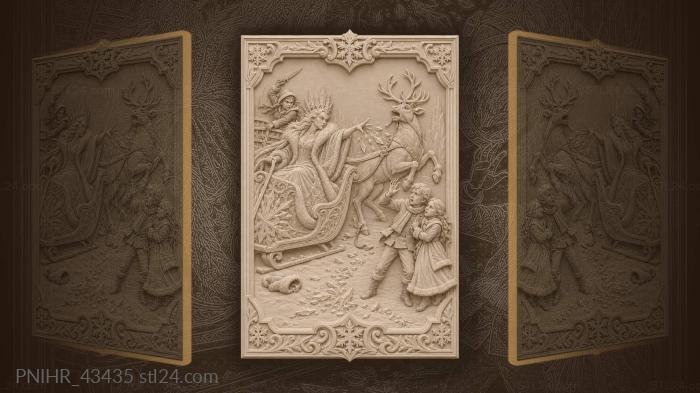Snow queen’s icy chase with gerda 3d STL model