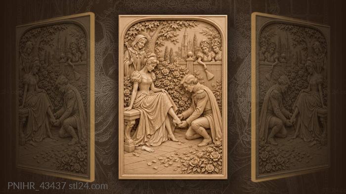 Fairy wand left against the rose bush 3d STL model