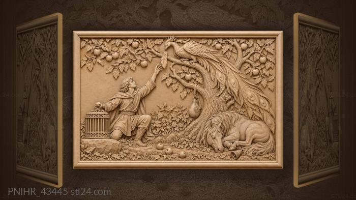 Ivan reaching for the feather with cage 3d STL model