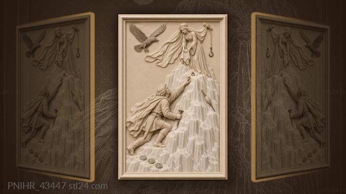 Up the glass mountain on knees 3d STL model