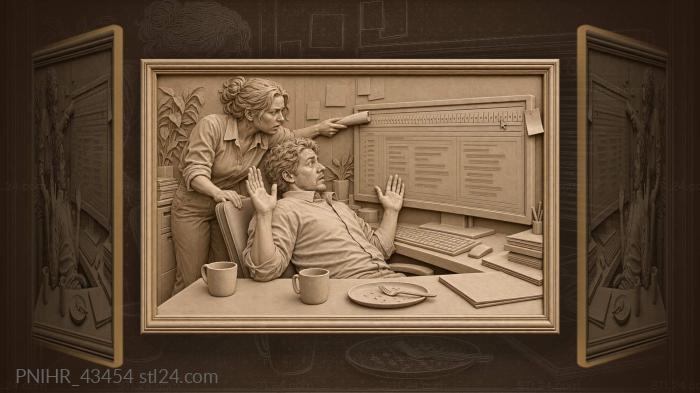 Weary analyst cannot close a single tab 3d STL model