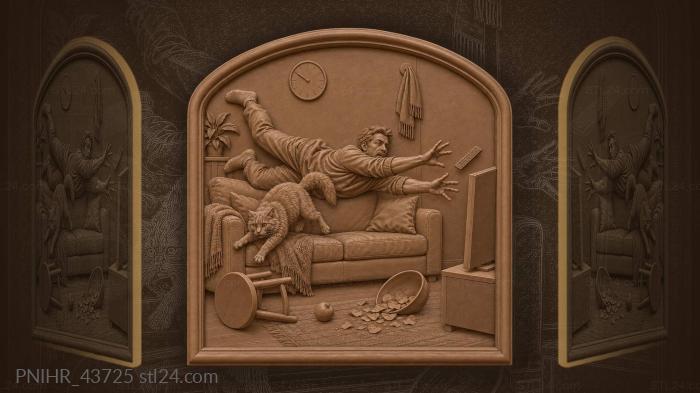Dramatic dive for the remote 3d STL model