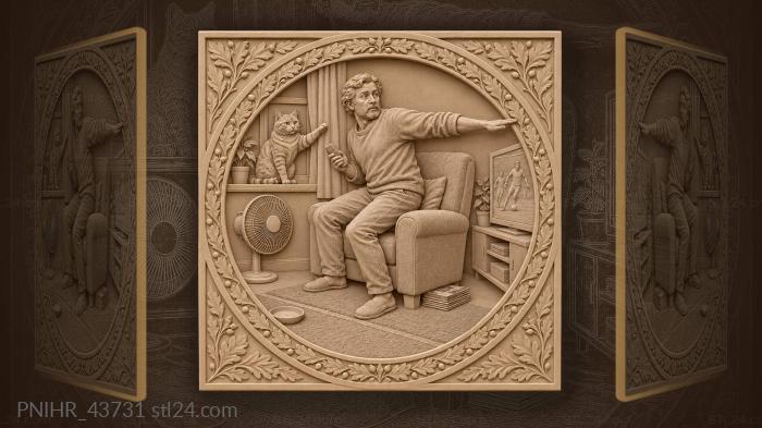 Owner signals offside with remote 3d STL model