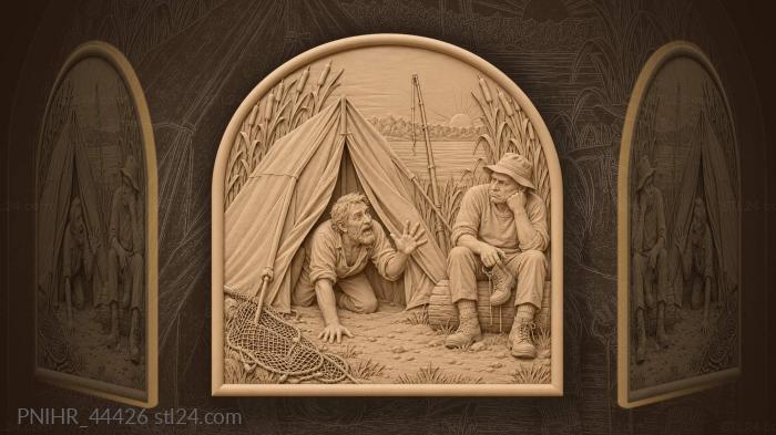 Fisherman’s dawn tale unfolded slowly 3d STL model