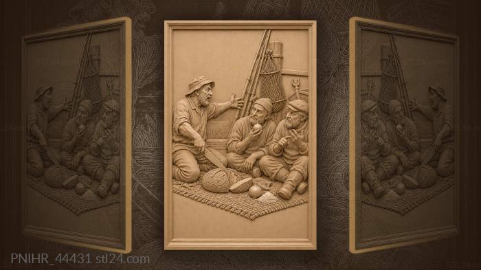 Fisherman’s tale quiet companionship simple fare 3d STL model