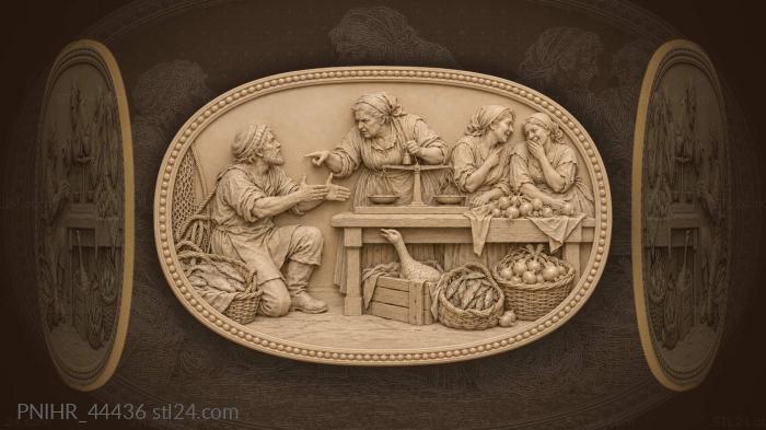 Market bargain fisherman scales dispute 3d STL model