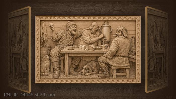 Fishermans tale makes the samovar overflow 3d STL model