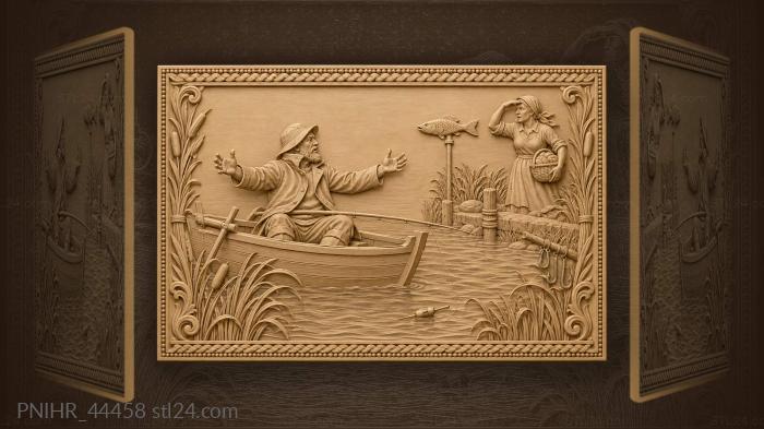 Wife on the bank shaking her head 3d STL model