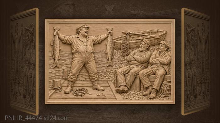 Fisherman’s triumph proud boast display 3d STL model