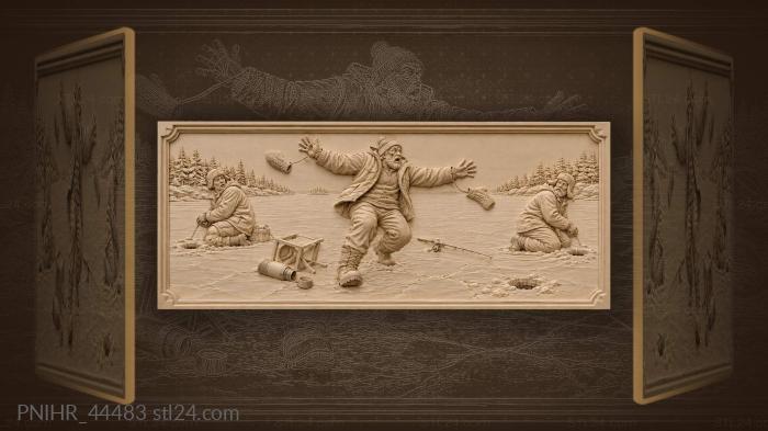 Arms flung wide and rod escaping 3d STL model