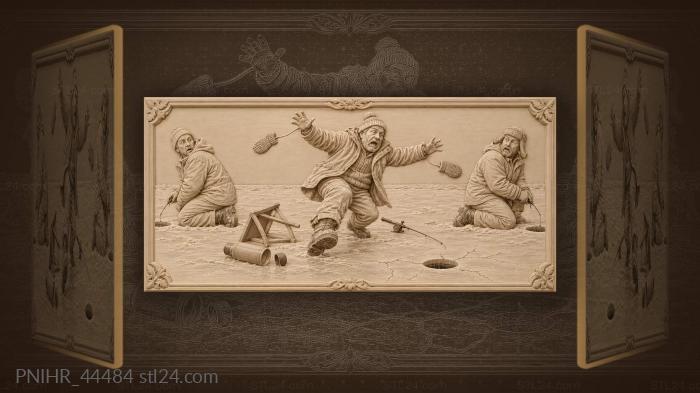 Mittens on elastic swinging apart wildly 3d STL model