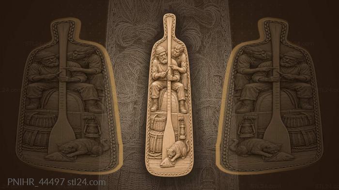 Old fisherman notches another disputed tally 3d STL model