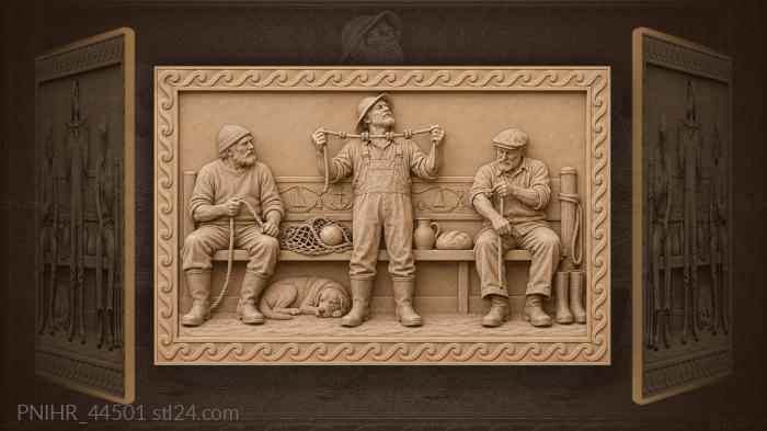 Counting knots on a rope aloud 3d STL model