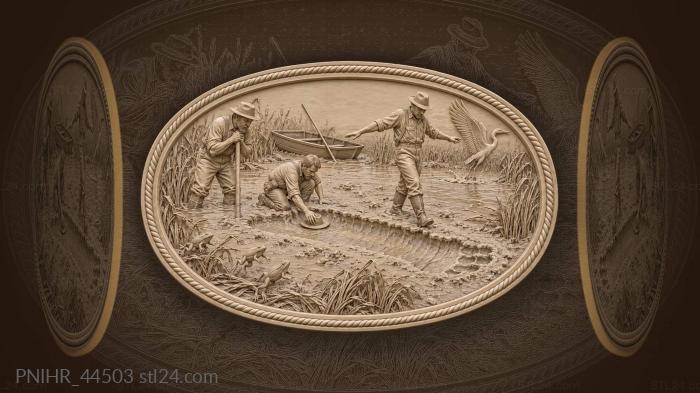 Giant’s imprint men reeds punt 3d STL model