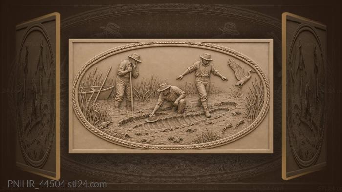 Silt print men reeds punt 3d STL model