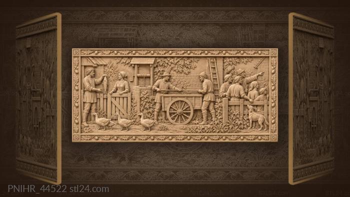 Old story travels through distant lands 3d STL model