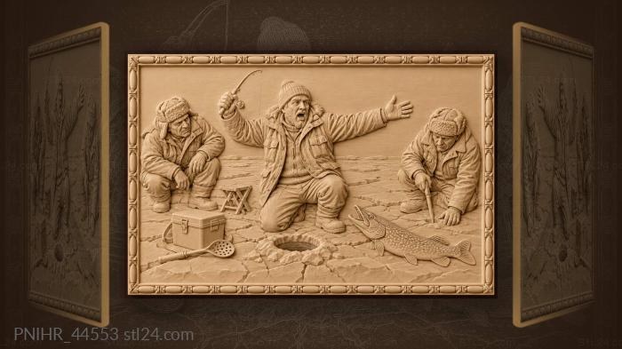 Sweeping arm measures the lost fish 3d STL model