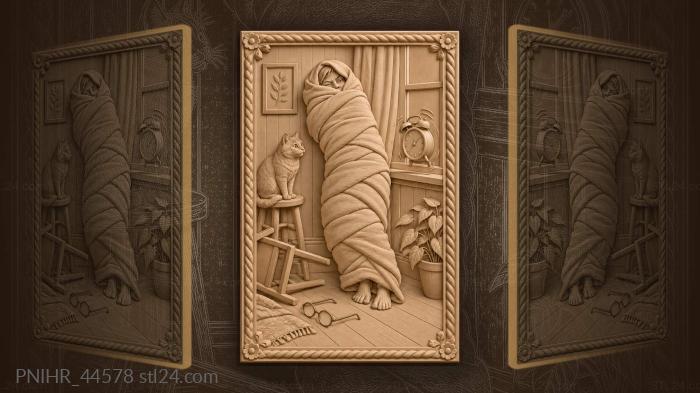Cozy cocoon escaping morning rush 3d STL model
