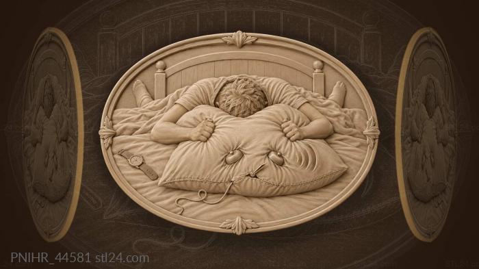 Sleeper’s dream muffled alarm clock 3d STL model