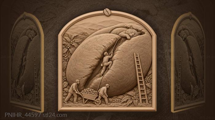 Giant bean climber’s daring adventure 3d STL model