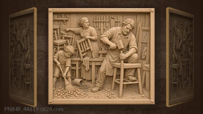 Workshop life repair and creation 3d STL model