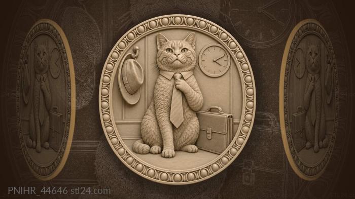Latecomer claims his tie proves punctuality 3d STL model