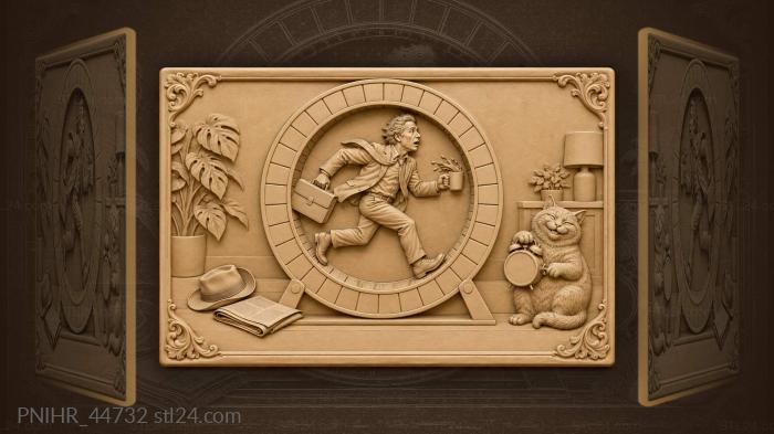 Monthly race endless circle pursuit · Sherlock Holmes 3d STL model